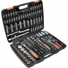 STHOR Trusa tubulare 1/2", 3/8", 1/4", 173 piese
